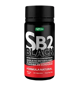 1 Pote SB2 Black emagrecimento rápido e seguro